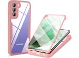 Samsung Galaxy S21+ 5G Custodia Protettiva, Protezione Dello Schermo Incorporata Custodia Per Cellulare Con Protezione Completa A 360 Gradi Per Samsung S21 Plus 5G Rosa