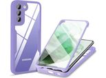 Samsung Galaxy S21+ 5G Case, Protezione Completa A 360° Con Protezione Del Display Integrata Per Samsung S21 Plus 5G Viola