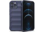 Custodia Iphone 12 Pro Max, Custodia Protettiva In Silicone Tpu Morbido Antiurto Per Iphone 12 Pro Max Blu Scuro