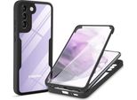 Samsung Galaxy S21 5G Custodia Protettiva, Protezione Dello Schermo Incorporata Custodia Per Cellulare Con Protezione Completa A 360 Gradi Per Samsung S21 5G Nero