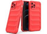 Custodia Iphone 12 Pro Max, Custodia Protettiva In Silicone Tpu Morbido Antiurto Per Iphone 12 Pro Max Rosso