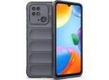 Custodia Redmi 10C, Custodia Protettiva In Silicone Tpu Morbido Antiurto Per Xiaomi Redmi 10C Grigio Scuro