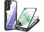 Samsung Galaxy S21+ 5G Custodia Protettiva, Protezione Dello Schermo Incorporata Custodia Per Cellulare Con Protezione Completa A 360 Gradi Per Samsung S21 Plus 5G Nero
