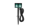 Presa Di Corrente Da Giardino Heitech 2 Volte Con Puntale Di Terra