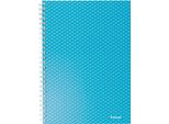 Esselte Wiro Cartone Maniche Colore Breeze A 5 Taccuino A Scacchi Blu Blu Taglia Unica