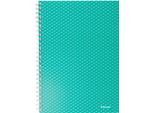 Colour'breeze A5 Quadrato Blocco College 80 Fogli Verde