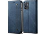 Custodia Oneplus 9, Custodia A Portafoglio In Pelle Con Chiusura Magnetica E Supporto Per Oneplus 9 Blu