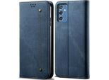Custodia Galaxy M52 5G, Custodia In Pelle A Portafoglio Con Chiusura Magnetica E Supporto Per Samsung Galaxy M52 5G Blu
