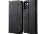 Custodia Oppo Reno6 5G, Custodia In Pelle Con Chiusura Magnetica E Supporto Per Oppo Reno6 5G Nero