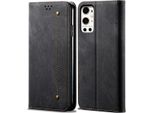 Custodia Oneplus 9 Pro, Custodia A Portafoglio In Pelle Con Chiusura Magnetica E Supporto Per Oneplus 9 Pro Nero