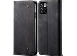 Custodia Redmi Note 11, Custodia A Portafoglio In Pelle Con Chiusura Magnetica E Supporto Per Xiaomi Redmi Note 11 Nero