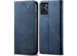 Custodia Realme 9I, Custodia A Portafoglio In Pelle Con Chiusura Magnetica E Supporto Per Oppo Realme 9I Blu