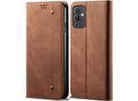 Custodia Oneplus 9, Custodia A Portafoglio In Pelle Con Chiusura Magnetica E Supporto Per Oneplus 9 Marrone