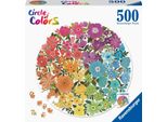 Ravensburger - Cerchio Dei Colori - Fiori, 500 Pezzi