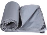 Telone Di Copertura Con Occhielli, Telone In Tessuto Impermeabile In Pvc Da 440 G/M² Resistente Agli Strappi E Ai Raggi Uv, Telone Per Mobili Da Giardino Resistente All'inverno, Telone Protettivo Universale Per Auto, Mobili Da Giardino (3X6M, Grigio)