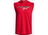 Under Armour Ua Rfs Sl Felpa Con Cappuccio - Rosso - M