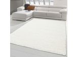 Tappeto In Vaporoso Shaggy Color Crema - 140 X 200 Cm