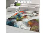 Tappeto Astratto Moderno Dai Colori Vivaci Dimensioni - 140 X 200 Cm