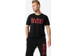 T-Shirt Uomo Regular Fit Donley Nero/Rosso M Benlee