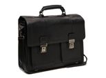The Chesterfield Brand Cartella Borsa A Tracolla Con Scomparto Per Laptop Springfield Business Bag Black Nero