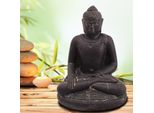Figura Di Buddha Poona Bhumisparsha Mudra 18 X 24 X 30 Cm