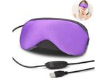 Maschera Riscaldata Per Gli Occhi, Trattamento A Vapore Per Gli Occhi Secchi, Impacco Caldo, Calore Umido Per Blefarite, Occhiaie, Chalazion, Occhi Gonfi, Trattamento Di Stile, Viola