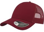 Atlantis Rapper Cappellino Trucker A 5 Pannelli AB206 (Taglia Unica) (Rosso Borgogna)