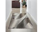 Tappeto FlurlÄUfer Con Motivo Astratto In Grigio Argento Dimensioni - 80X150 Cm