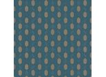 Profhome Design Carta Da Parati In Lana 369734-GU Leggermente Goffrata Opaca Blu Marrone Beige 5,33 M2