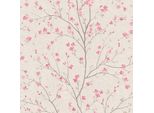 Profhome 379121-GU Rosa Opaco Leggermente Goffrato Bianco 5,33 M2