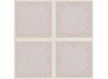 Carta Da Parati In Lana Ornamento Profhome 378454-GU Leggermente Goffrato Opaco Rosa Bianco 5,33 M2
