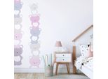 Profhome 381362-GU Leggermente Goffrato Rosa Grigio Bianco Opaco 5,33 M2