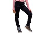 Leggings Softshell Impermeabili Con Fodera In Pile Nero - 128