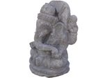 Ganesha Figura Dio Varanasi Basalto 52 X 65 X 103 Cm