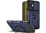 Custodia Redmi K40 Gaming Con Anello, Supporto, Protezione Della Fotocamera, Paraurti In Tpu, Custodia In Silicone Per Xiaomi Redmi K40 Gaming Blu
