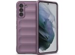 Custodia Samsung S21 5G, Custodia Protettiva In Silicone Tpu Morbido Antiurto Per Samsung Galaxy S21 5G Viola