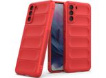 Custodia Samsung S21+ 5G, Custodia Protettiva In Silicone Tpu Morbido Antiurto Per Samsung Galaxy S21 Plus 5G Rosso