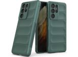 Custodia Samsung S21 Ultra 5G, Custodia Protettiva In Silicone Tpu Morbido Antiurto Per Samsung Galaxy S21 Ultra 5G Verde
