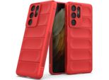 Custodia Samsung S21 Ultra 5G, Custodia Protettiva In Silicone Tpu Morbido Antiurto Per Samsung Galaxy S21 Ultra 5G Rosso