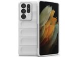 Samsung S21 Ultra 5G Custodia, Custodia Protettiva In Silicone Tpu Morbido Antiurto Per Samsung Galaxy S21 Ultra 5G Bianco