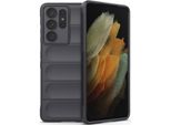 Custodia Samsung S21 Ultra 5G, Custodia Protettiva In Silicone Tpu Morbido Antiurto Per Samsung Galaxy S21 Ultra 5G Grigio Scuro