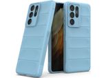 Samsung S21 Ultra 5G Custodia, Custodia Protettiva In Silicone Tpu Morbido Antiurto Per Samsung Galaxy S21 Ultra 5G Blu