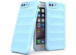 Custodia Per Iphone 8 Plus, Custodia Protettiva Anti-Scivolo In Silicone Tpu Morbido Per Iphone 8 Plus/ 7 Plus Blu
