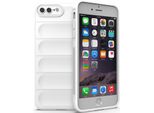 Custodia Iphone 8 Plus, Custodia Protettiva In Silicone Tpu Morbido Antiurto Per Iphone 8 Plus/ 7 Plus Bianco