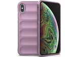 Custodia Iphone Xs Max, Custodia Protettiva In Silicone Tpu Morbido Antiurto Per Iphone Xs Max Viola