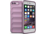 Custodia Iphone 8 Plus, Custodia Protettiva In Silicone Tpu Morbido Antiurto Per Iphone 8 Plus/ 7 Plus Viola