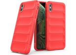 Custodia Iphone Xs Max, Custodia Protettiva In Silicone Tpu Morbido Antiurto Per Iphone Xs Max Rosso