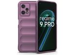 Oppo Realme 9 Pro Custodia, Morbido Tpu Silicone Antiurto Custodia Protettiva Per Oppo Realme 9 Pro Viola