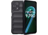 Oppo Realme 9 Pro Custodia, Custodia Protettiva In Silicone Tpu Morbido Antiurto Per Oppo Realme 9 Pro Nero