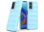 Custodia Oppo A36, Custodia Protettiva In Silicone Tpu Morbido Antiurto Per Oppo A36 4G/A76 4G/Realme 9I Blu